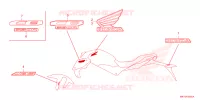 STICKERS for Honda CB 650 R 2023