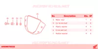 WINDSHIELD for Honda CB 650 R 2023