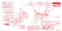 CAUTION LABEL for Honda REBEL 500 2023