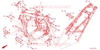 FRAME for Honda AFRICA TWIN 1100 ADVENTURE 2023