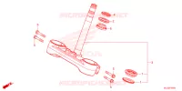 FRONT FORK   STEERING STEM for Honda AFRICA TWIN 1100 ADVENTURE 2023