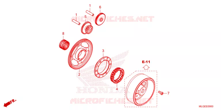 CLUTCH Honda MOTO 1100 AFRICA-TWIN 2023  CRF1100A2P