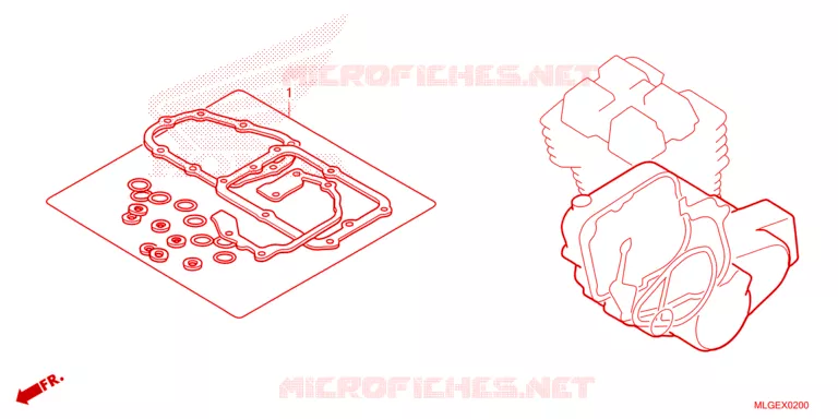 GASKET KIT Honda MOTO 1100 AFRICA-TWIN 2023  CRF1100A2P