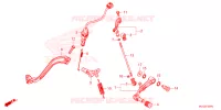 PEDAL for Honda AFRICA TWIN 1100 DCT 2023