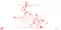 PEDAL for Honda MSX 125 ABS 2022