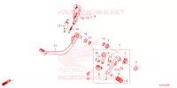 PEDAL for Honda MSX 125 ABS 2022