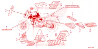 STICKERS for Honda MSX 125 ABS 2022