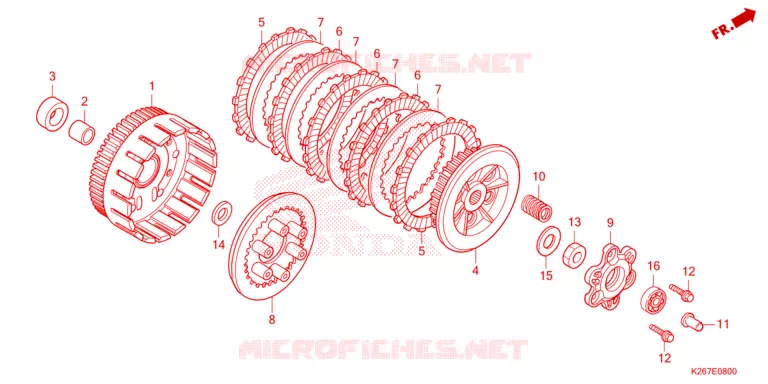 CLUTCH Honda MOTO 125 MSX 2024  MSX125AP