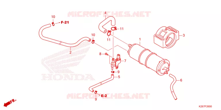 GAS RECYCLING SYSTEM Honda MOTO 125 MSX 2024  MSX125AP