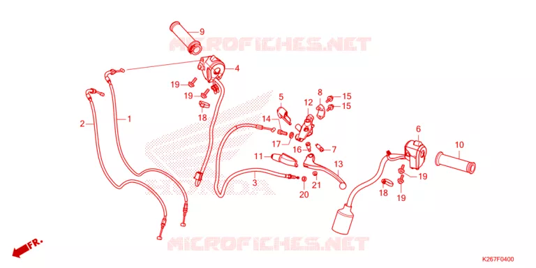 LEVER - SWITCH - CABLE Honda MOTO 125 MSX 2024  MSX125AP
