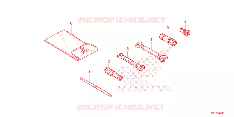 TOOL Honda MOTO 125 MSX 2024  MSX125AP