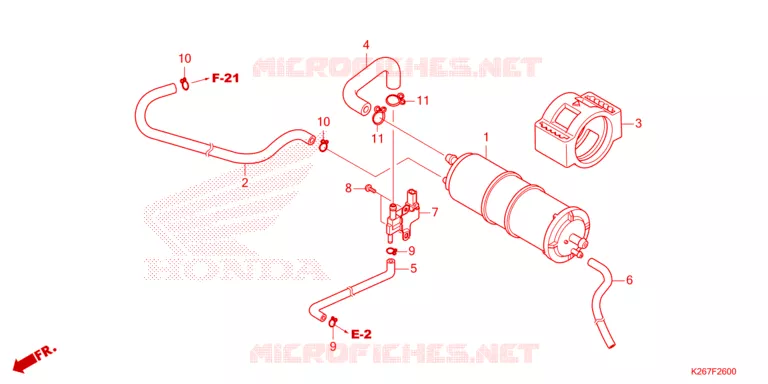 GAS RECYCLING SYSTEM Honda MOTO 125 MSX 2023  MSX125AP
