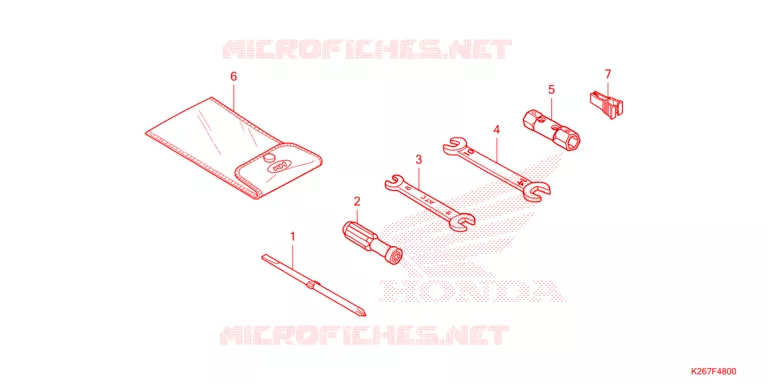 TOOL Honda MOTO 125 MSX 2023  MSX125AP