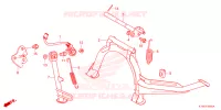 STAND  for Honda SH 350 SMART TOP BOX 2023