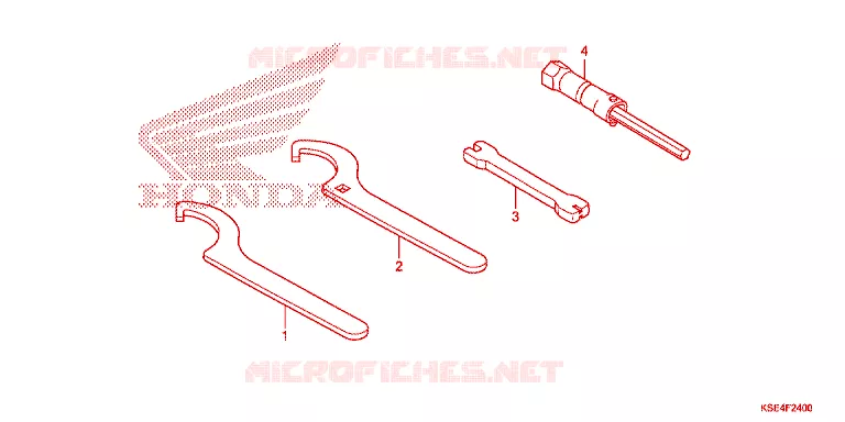 TOOL Honda MOTO 150 CRF 2008  CRF150RB8