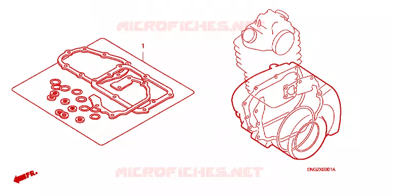 GASKET KIT Honda MOTO 150 CRF 2012  CRF150RC