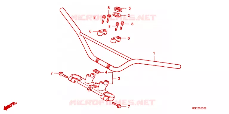 HANDLEBAR Honda MOTO 150 CRF 2012  CRF150RC