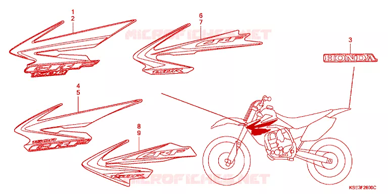 MARK  Honda MOTO 150 CRF 2012  CRF150RC