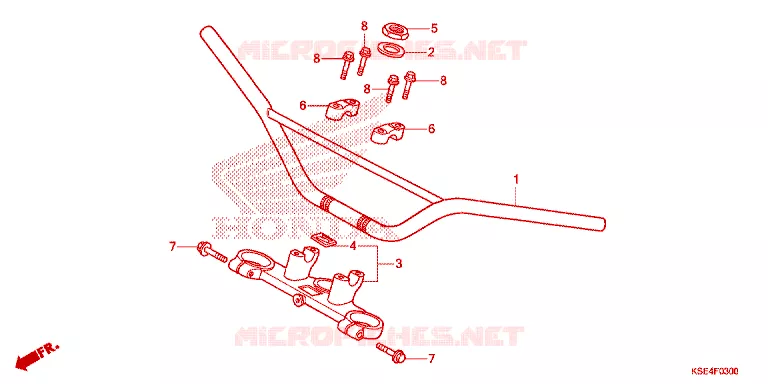 HANDLEBAR Honda MOTO 150 CRF 2007  CRF150RB7