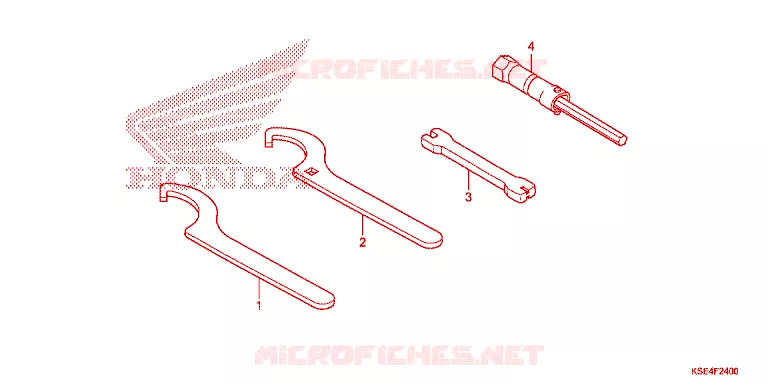 TOOL Honda MOTO 150 CRF 2010  CRF150R9