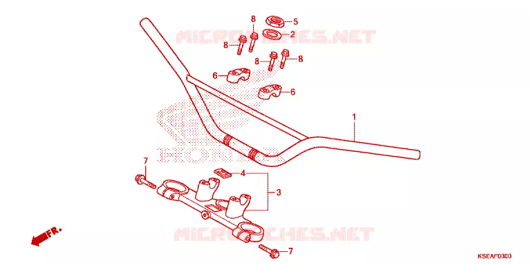 HANDLEBAR Honda MOTO 150 CRF 2014  CRF150RBE