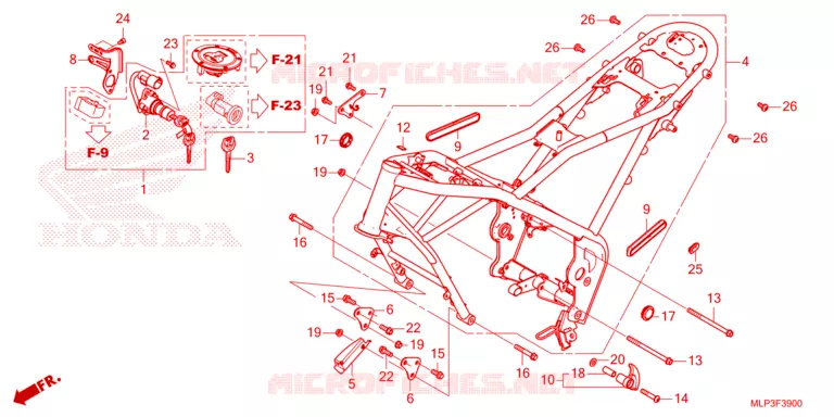 FRAME Honda MOTO 500 CL 2023  CL500AP