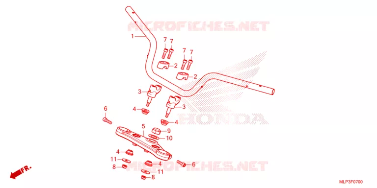 HANDLEBAR Honda MOTO 500 CL 2023  CL500AP