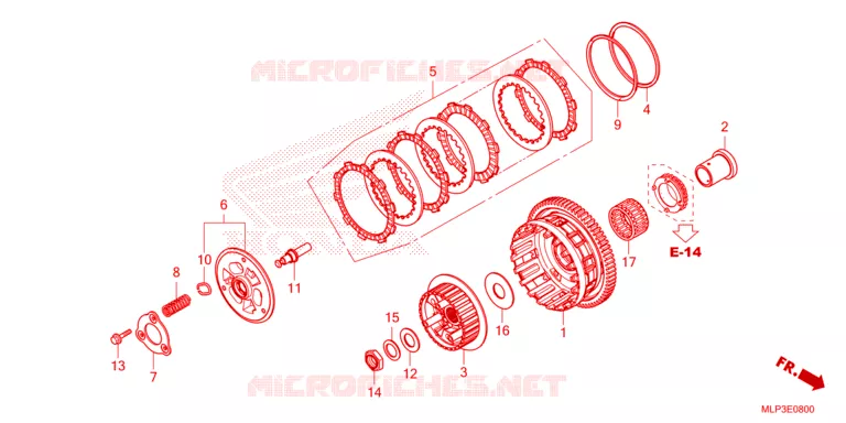 CLUTCH Honda MOTO 500 CL 2023  CL500AP
