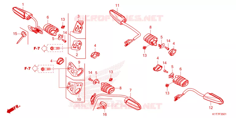 INDICATOR Honda MOTO 250 CRF 2023  CRF250LAP