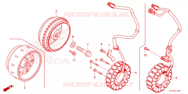 ALTERNATOR Honda MOTO 250 CRF 2023  CRF250LRAP