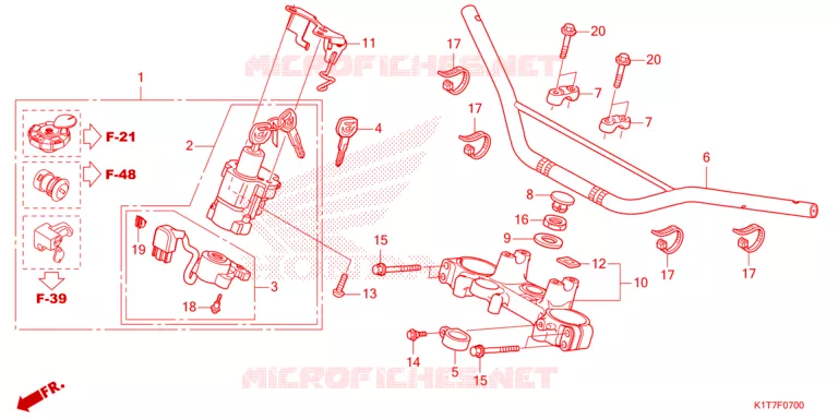 HANDLEBAR Honda MOTO 300 CRF 2023  CRF300LAP