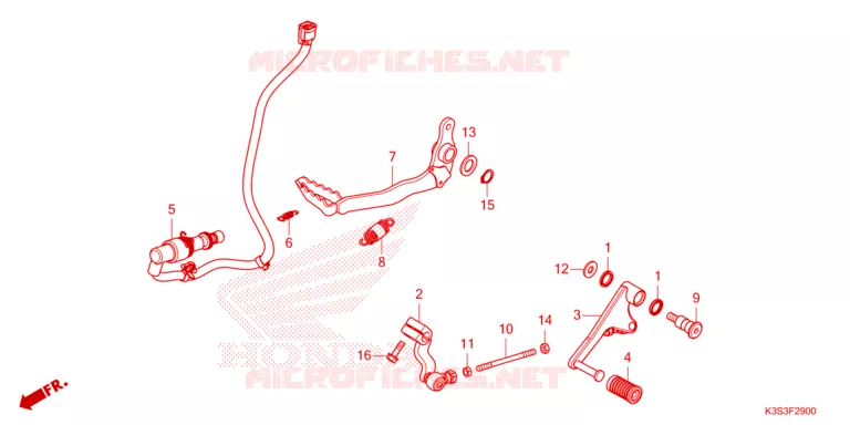 PEDAL Honda MOTO 250 CL 2024  CL250AP