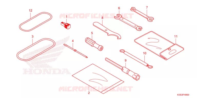 TOOL Honda MOTO 250 CL 2024  CL250AP