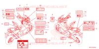 CAUTION LABEL for Honda X ADV 750 LOWER 2023