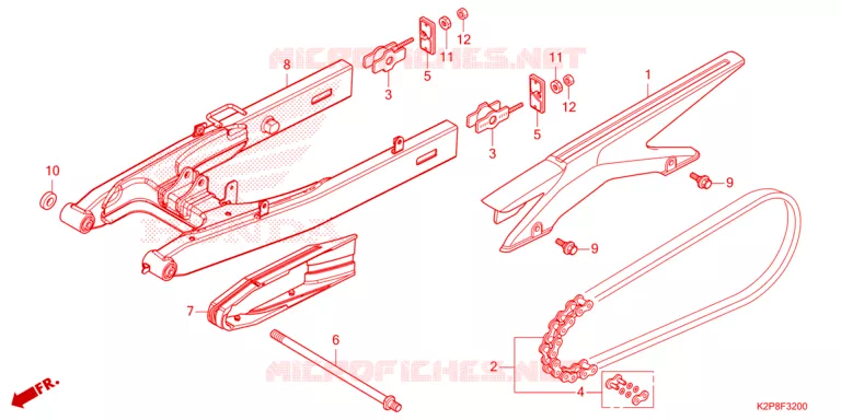 SWINGARM  Honda MOTO 150 RS 2024  FS150FAP_MA