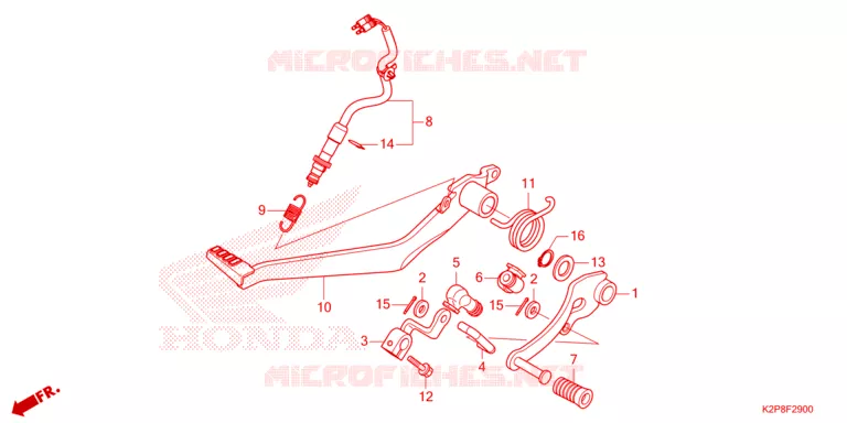 PEDAL Honda MOTO 150 RS 2022  FS150FAP_MA
