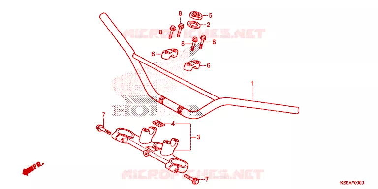 HANDLEBAR Honda MOTO 150 CRF 2016  CRF150RG