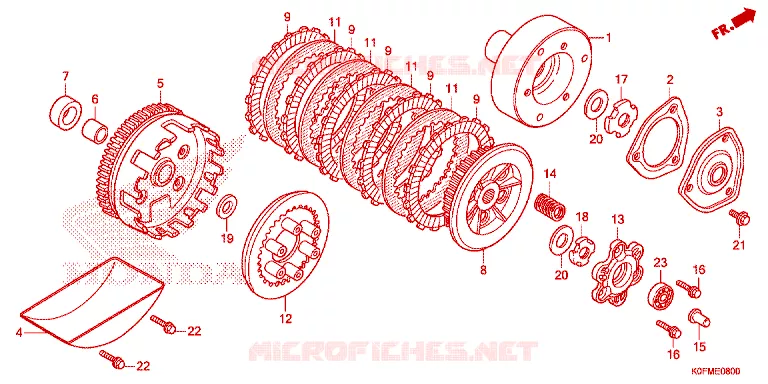 CLUTCH Honda MOTO 125 MONKEY 2020  Z125ML