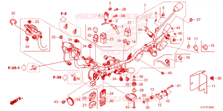WIRE HARNESS Honda MOTO 250 CRF 2023  CRF250LP