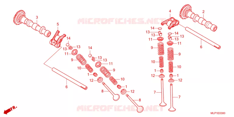 CAMSHAFT - VALVE Honda MOTO 500 CL 2024  CL500AP