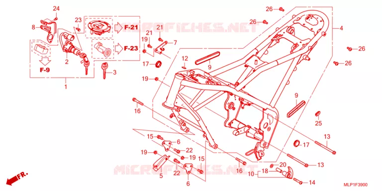 FRAME Honda MOTO 500 CL 2024  CL500AP