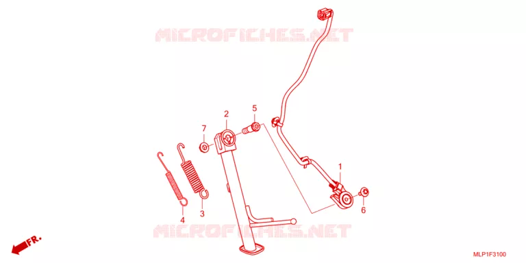 SIDE STAND Honda MOTO 500 CL 2023  CL500AP