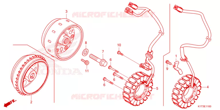 ALTERNATOR Honda MOTO 250 CRF 2022  CRF250LRAM