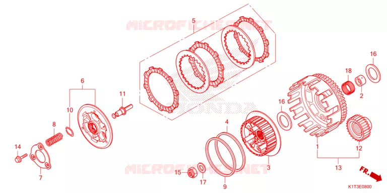 CLUTCH Honda MOTO 250 CRF 2021  CRF250LRAM