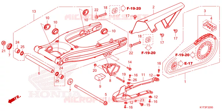 SWING ARM Honda MOTO 250 CRF 2021  CRF250LRAM