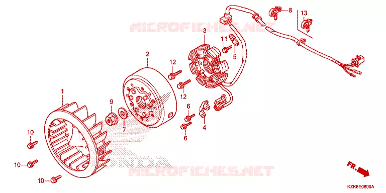 ALTERNATOR Honda SCOOTER 110 DIO 2014  SCV110FD