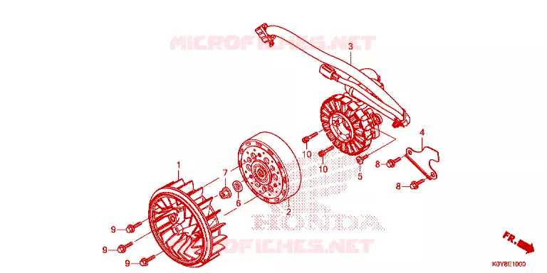 ALTERNATOR Honda SCOOTER 110 DIO 2022  SCV110FM
