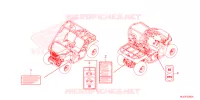 CAUTION LABEL for Honda PIONEER 500 M2 2023