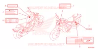 CAUTION LABEL for Honda REBEL 500 ABS 2023