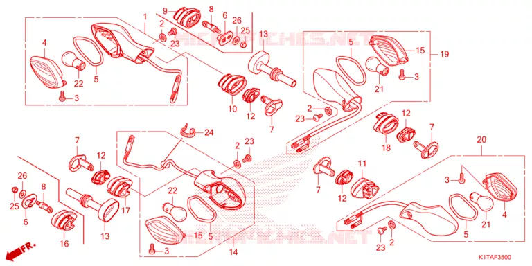 INDICATOR Honda MOTO 300 CRF 2023  CRF300LAP